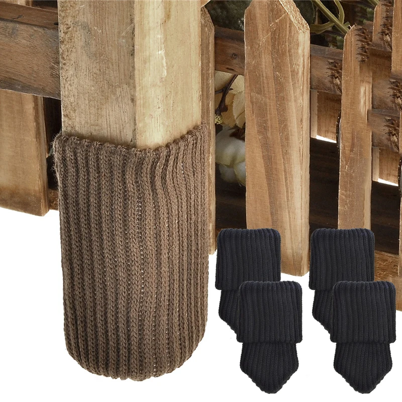 4pcs/set Chair Cover Leg Cap Gloves Floor Protection Knitting Socks Anti-slip Table Furniture Feet Sleeve Cover Protectors
4pcs/set Chair Cover Leg Cap Gloves Floor Protection Knitting Socks Anti-slip Table Furniture Feet Sleeve Cover Protectors