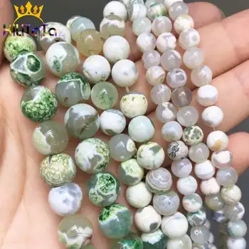 Natural Stone Green Dragon Veins Agates Beads Loose Bead For Jewelry Making Diy Bracelet Necklace Accessories 15''Inch 6/8/10mm
Natural Stone Green Dragon Veins Agates Beads Loose Bead For Jewelry Making Diy Bracelet Necklace Accessories 15''Inch 6/8/10mm