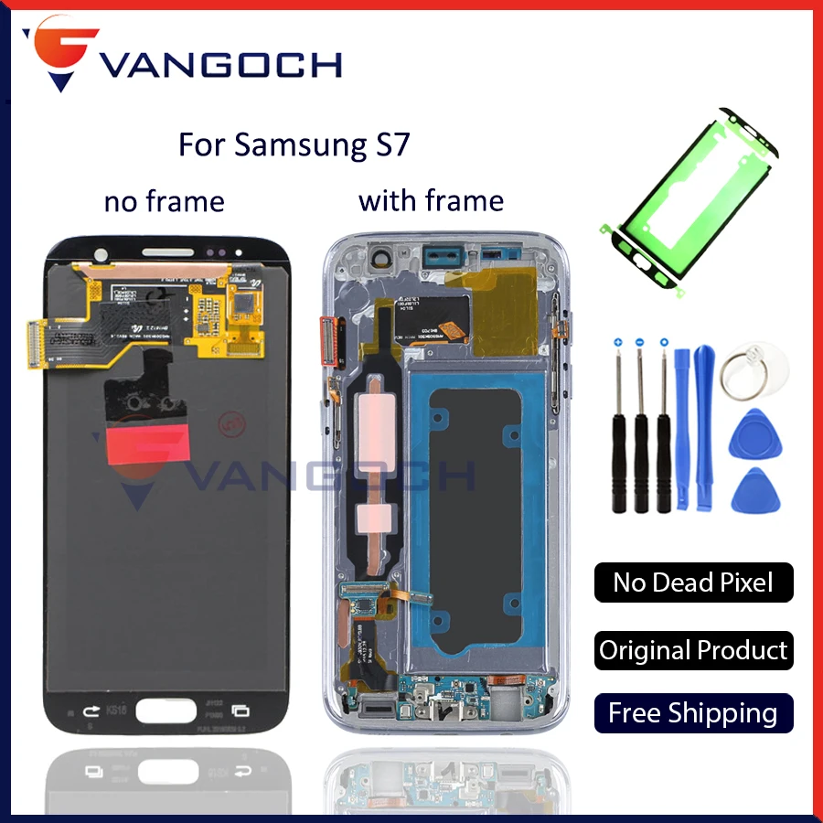 Original Super AMOLED LCD screen For Samsung Galaxy S7 G930 G930F Display Digitizer Assembly free tools and shipping
Original Super AMOLED LCD screen For Samsung Galaxy S7 G930 G930F Display Digitizer Assembly free tools and shipping