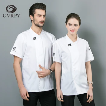 New Summer Unisex Chef Jacket Short Sleeve Chef Shirt Food Service Professional Kitchen Coffee Cake Shop Sushi Work Uniform
New Summer Unisex Chef Jacket Short Sleeve Chef Shirt Food Service Professional Kitchen Coffee Cake Shop Sushi Work Uniform