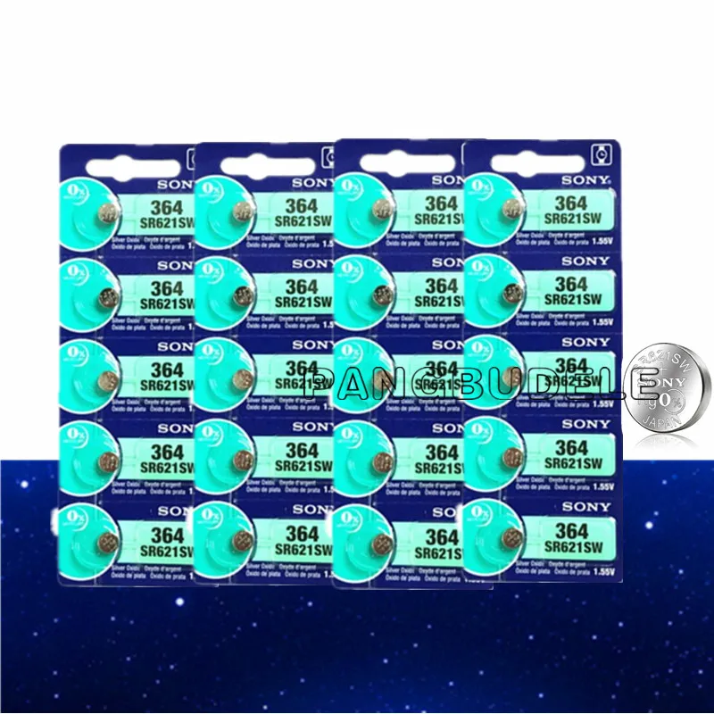 NEW 20 PCS NEW 100% D'origine 364 SR621SW V364 SR60 SR621 AG1 Montre Batterie Bouton Pile MADE IN JAPAN
NEW 20 PCS NEW 100% D'origine 364 SR621SW V364 SR60 SR621 AG1 Montre Batterie Bouton Pile MADE IN JAPAN