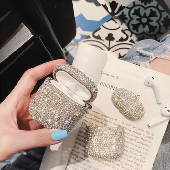 Fashion Women Blind Diamond Earphones Case For Apple Airpods 1 2 Hard Shell Protective Cover For Airpods 2 Charging Box Gifts
Fashion Women Blind Diamond Earphones Case For Apple Airpods 1 2 Hard Shell Protective Cover For Airpods 2 Charging Box Gifts