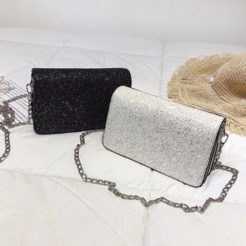 2019 New Quality Women's Designer Handbag Fashion Vintage Sequin Female Square Phone Bag Sweet Chain Shoulder Crossbody Bag
2019 New Quality Women's Designer Handbag Fashion Vintage Sequin Female Square Phone Bag Sweet Chain Shoulder Crossbody Bag