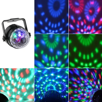3W RGB LED Crystal Magic Rotating Ball Effect Auto Sound AC85-260V Activated LED Stage Lights for Xmas Party Club Disco DJ Auto
3W RGB LED Crystal Magic Rotating Ball Effect Auto Sound AC85-260V Activated LED Stage Lights for Xmas Party Club Disco DJ Auto