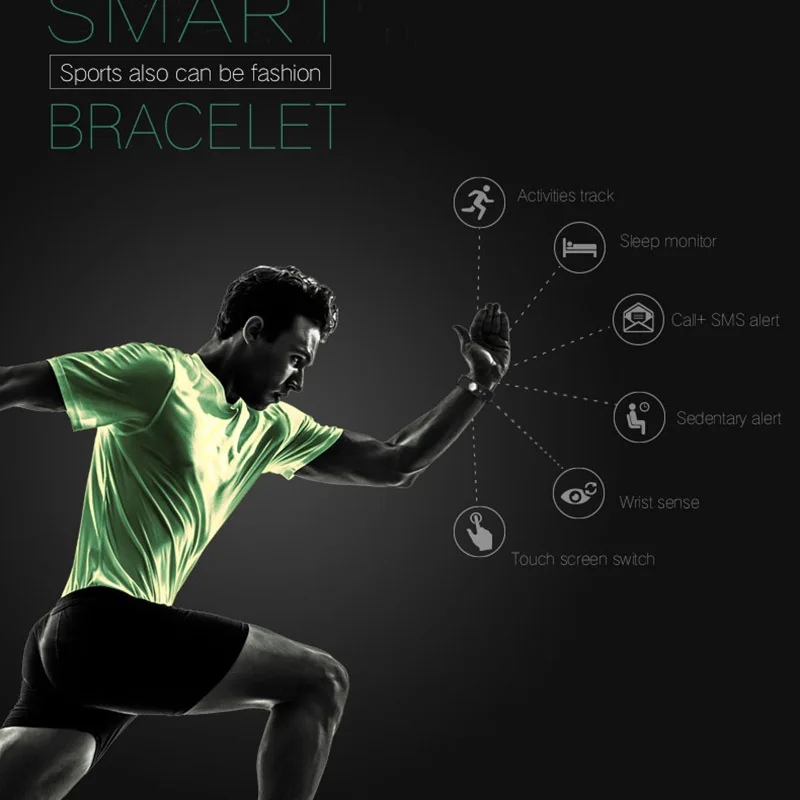Водонепроницаемый Шагомер Bluetooth Смарт часы для бега спортивные фитнес умный