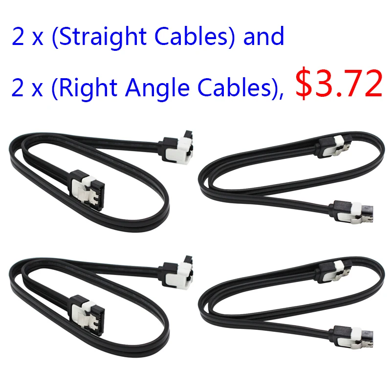 New 50CM Serial ATA SATA 3 RAID Data HDD Hard Drive Disk Signal Cables Black Straight/Right Angle High Speed SATA Data Cable
New 50CM Serial ATA SATA 3 RAID Data HDD Hard Drive Disk Signal Cables Black Straight/Right Angle High Speed SATA Data Cable