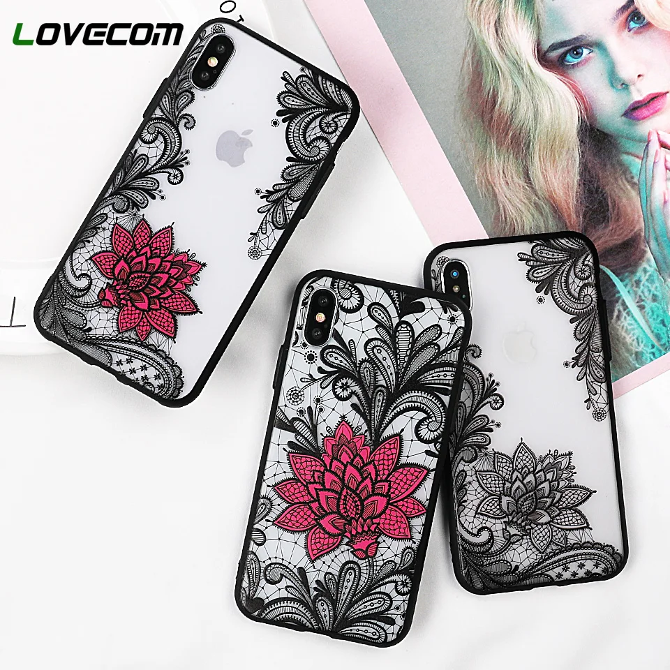 LOVECOM Case For iPhone XS XR XS Max X 8 7 6 6S Plus 5 5S SE Soft TPU+PC Emboss Vintage Lace Flower Phone Back Cover Cases Gift
LOVECOM Case For iPhone XS XR XS Max X 8 7 6 6S Plus 5 5S SE Soft TPU+PC Emboss Vintage Lace Flower Phone Back Cover Cases Gift
