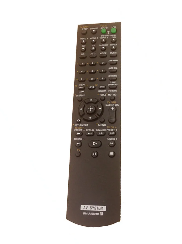 New Remote Control FOR Sony HT-SF360 HT-SS360 RM-AAP015 STR-DA1200ES STR-DE998 AV Receiver
New Remote Control FOR Sony HT-SF360 HT-SS360 RM-AAP015 STR-DA1200ES STR-DE998 AV Receiver