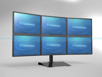 S035 360 Degree Full Motion 6 Screen Monitor Holder Desktop Stand Sliding 13-24 inch Monitor Mount Stand 10kgs Each Loading
S035 360 Degree Full Motion 6 Screen Monitor Holder Desktop Stand Sliding 13-24 inch Monitor Mount Stand 10kgs Each Loading