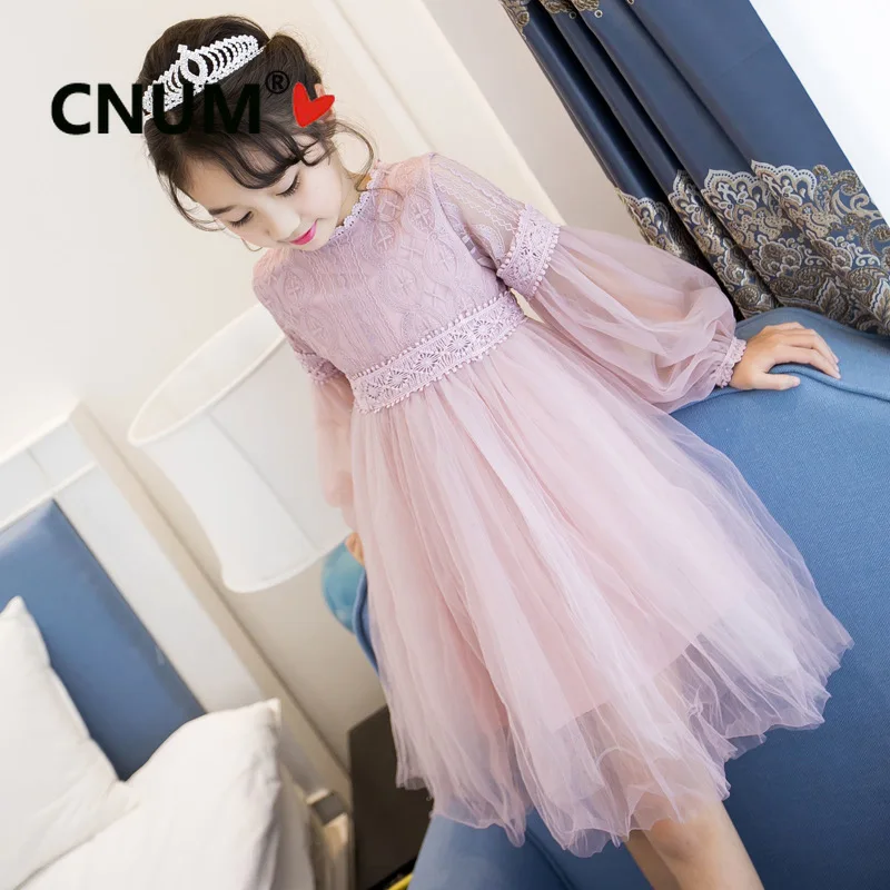 Girl Dresses Long Sleeve Princess Spring Summer Kids Lace Sweet Pruple and White Children Dress Clothing
Girl Dresses Long Sleeve Princess Spring Summer Kids Lace Sweet Pruple and White Children Dress Clothing