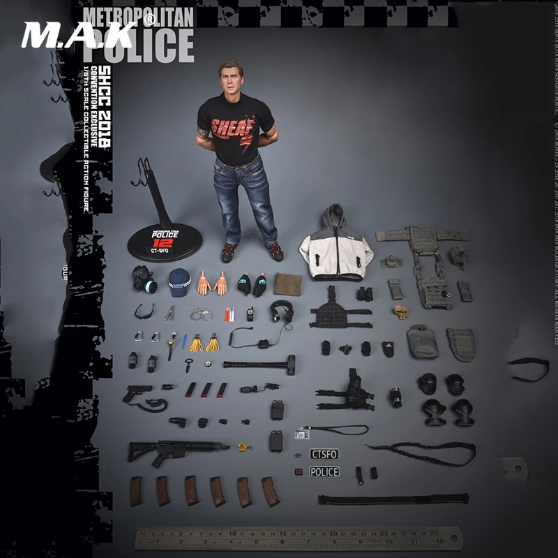 For Collections Full set doll 1/6 United Kingdom London police CT-SFO 2018SHCC full set doll toy Colletible with box
For Collections Full set doll 1/6 United Kingdom London police CT-SFO 2018SHCC full set doll toy Colletible with box