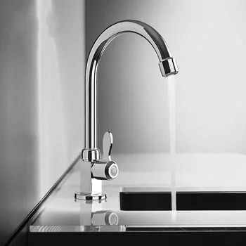Kitchen faucet sink vertical single cold universal rotating basin faucet stainless steel elbow quick open faucet Lu5057
Kitchen faucet sink vertical single cold universal rotating basin faucet stainless steel elbow quick open faucet Lu5057