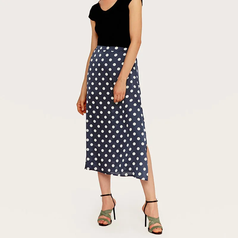 2019 Women's Large Swing Bohemian Skirt Beach Skirt Wave Point Split Skirt A-Line Natural Casual
2019 Women's Large Swing Bohemian Skirt Beach Skirt Wave Point Split Skirt A-Line Natural Casual