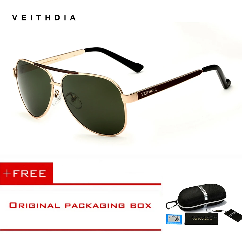 VEITHDIA Brand Polarizerd Sunglasses Men Glass Driving Glasses Mirror Green Lense Vintage Sun Glasses Eyewear Accessories UV400
VEITHDIA Brand Polarizerd Sunglasses Men Glass Driving Glasses Mirror Green Lense Vintage Sun Glasses Eyewear Accessories UV400
