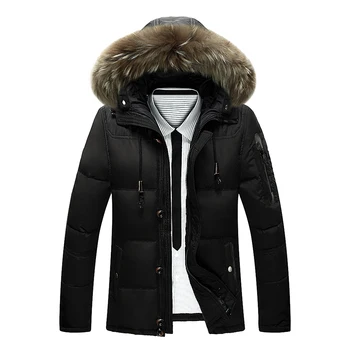 ashion & casual brand Tace & Shark white duck down coat Fur collar men's down jacket thick warm russia winter jacket for men f 
ashion & casual brand Tace & Shark white duck down coat Fur collar men's down jacket thick warm russia winter jacket for men f