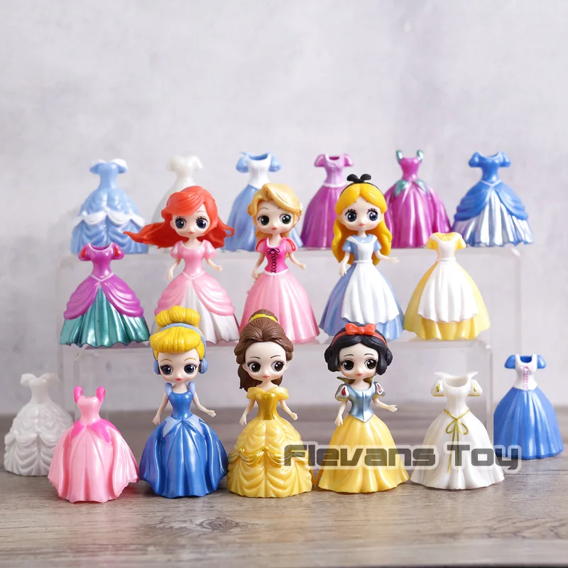 Princess Cinderella Belle Alice Snow White Ariel Rapunzel PVC Action Figures Toys Dolls Girls Gifts 18pcs/set
Princess Cinderella Belle Alice Snow White Ariel Rapunzel PVC Action Figures Toys Dolls Girls Gifts 18pcs/set