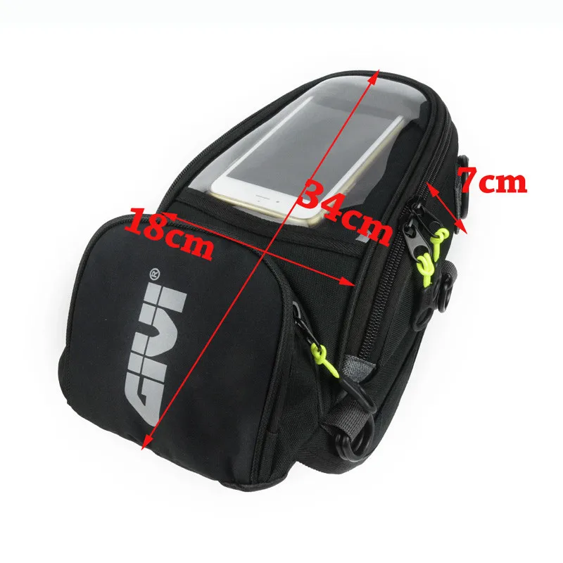 GIVI Motorcycle Plastic fuel bag mobile phone navigation pack multi - functional small oil tank package magnetic fixed straps
GIVI Motorcycle Plastic fuel bag mobile phone navigation pack multi - functional small oil tank package magnetic fixed straps