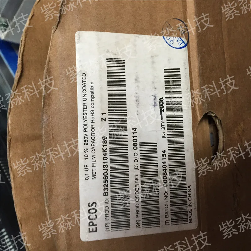 B32560J3104K189 пленочный колпачок acitors 0 1 мкФ 10% 250V чип | Лампы и освещение
