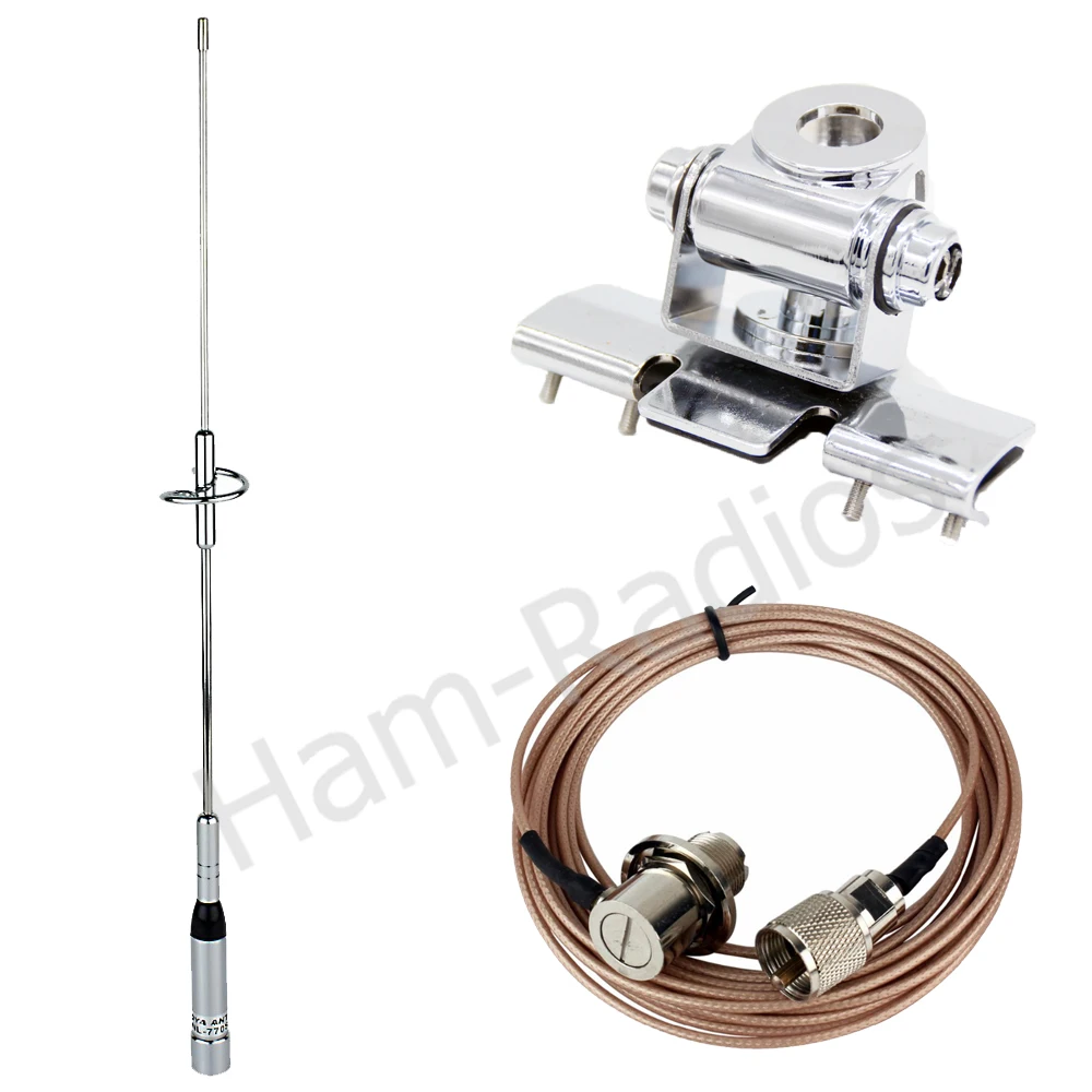 YiniTone Nagoya NL-770S Dual Band Antenna+RB-400 Antenna Mount+SC316 5M Tellfone Cable Walkie Talkie For Mobile Car CB Radio TYT
YiniTone Nagoya NL-770S Dual Band Antenna+RB-400 Antenna Mount+SC316 5M Tellfone Cable Walkie Talkie For Mobile Car CB Radio TYT