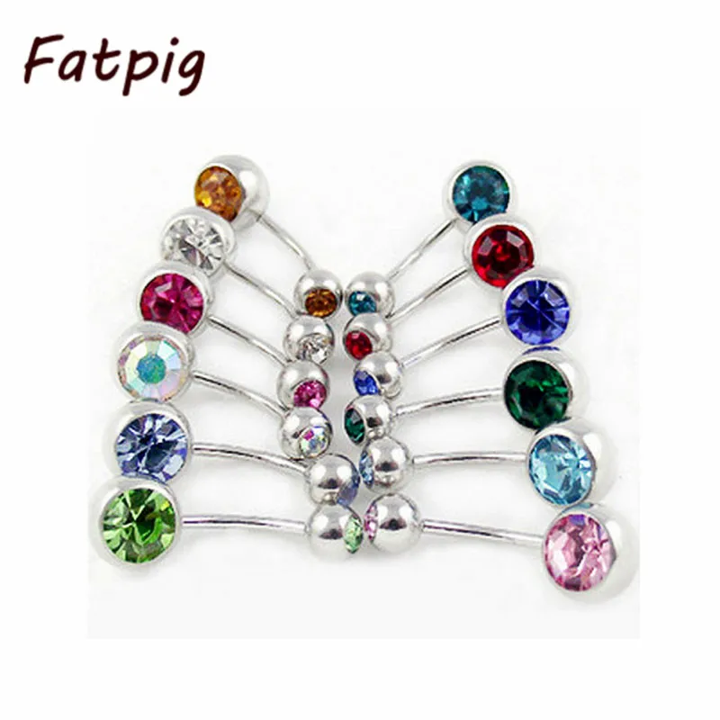 2016 Summer Bikini 12x 316L Surgical Steel Crystal Rhinestone Belly Button Navel Bar Ring Piercing Fashion Jewelry
2016 Summer Bikini 12x 316L Surgical Steel Crystal Rhinestone Belly Button Navel Bar Ring Piercing Fashion Jewelry