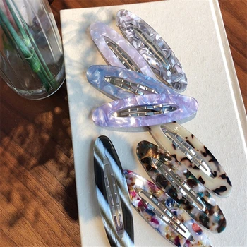 1pc Fashion Women Girls Spring Vintage Hair Clips Colored Acetic Acid Geometric Hairpins Leopard Patterns Oval Barrettes New
1pc Fashion Women Girls Spring Vintage Hair Clips Colored Acetic Acid Geometric Hairpins Leopard Patterns Oval Barrettes New