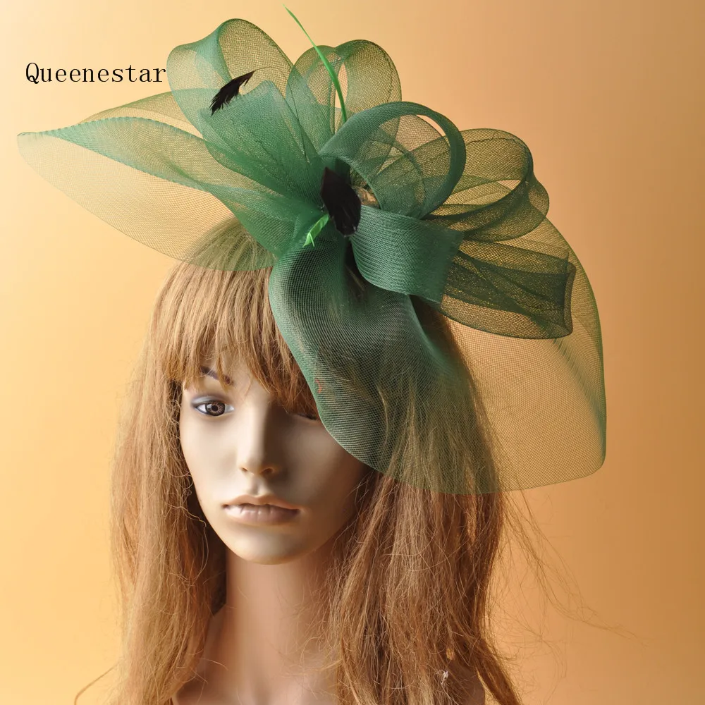 Large Women Fascinator Wedding Hat Pink Green Feather Fascinators Hair Clip Hat Women Fancy Show Cocktail Party Hair Accessories
Large Women Fascinator Wedding Hat Pink Green Feather Fascinators Hair Clip Hat Women Fancy Show Cocktail Party Hair Accessories