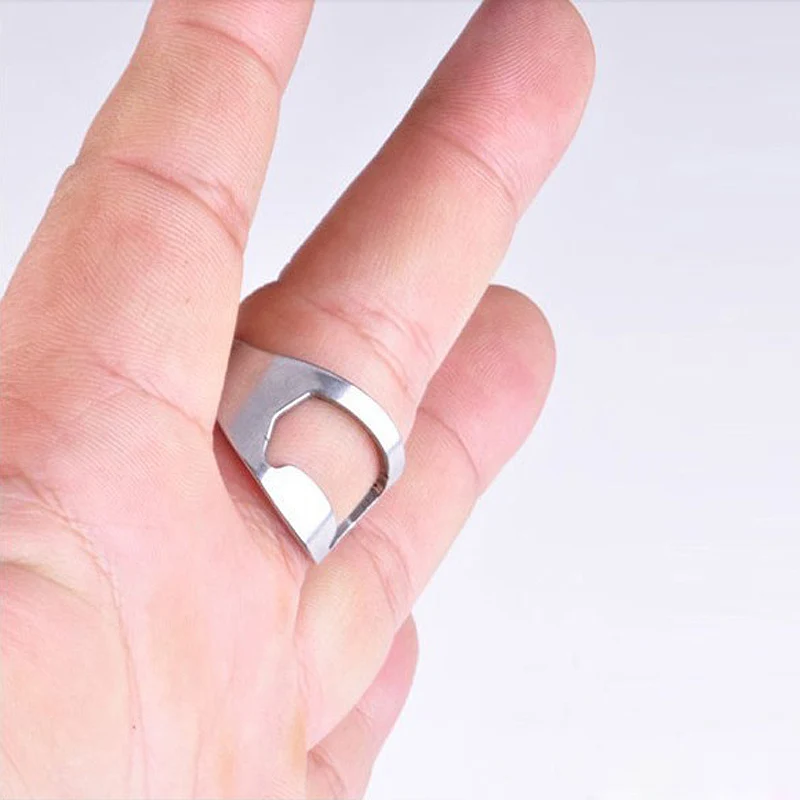 New Unique Creative Versatile Stainless Steel Finger Ring Ring-Shape Beer Bottle Opener XOA88
New Unique Creative Versatile Stainless Steel Finger Ring Ring-Shape Beer Bottle Opener XOA88