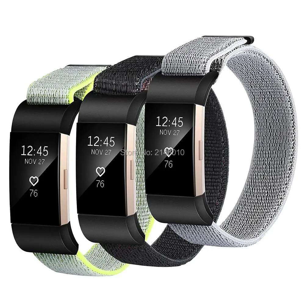 Nylon Sport Loop Breathable Replacement Strap Wrist bands with Adjustable Closure for Fitbit Charge 2 HR Smart Fitness Tracking
Nylon Sport Loop Breathable Replacement Strap Wrist bands with Adjustable Closure for Fitbit Charge 2 HR Smart Fitness Tracking