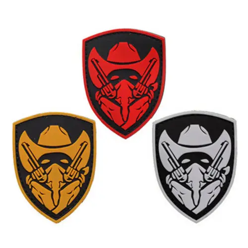 MASKED COWBOY GUNFIGHTER Gunner DESERT PATCH TACTICAL ARMY AIRSOFT 3D PVC RUBBER PATCHES BADGES For Backpack jacket
MASKED COWBOY GUNFIGHTER Gunner DESERT PATCH TACTICAL ARMY AIRSOFT 3D PVC RUBBER PATCHES BADGES For Backpack jacket