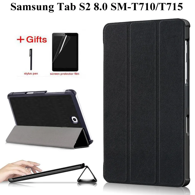 Slim PU Leather Case for Samsung Galaxy Tab S2 8.0 SM-T710 T713 T719 T715 Cover for Samsung Tab S2 8.0 inch tablet Case+film+Pen
Slim PU Leather Case for Samsung Galaxy Tab S2 8.0 SM-T710 T713 T719 T715 Cover for Samsung Tab S2 8.0 inch tablet Case+film+Pen