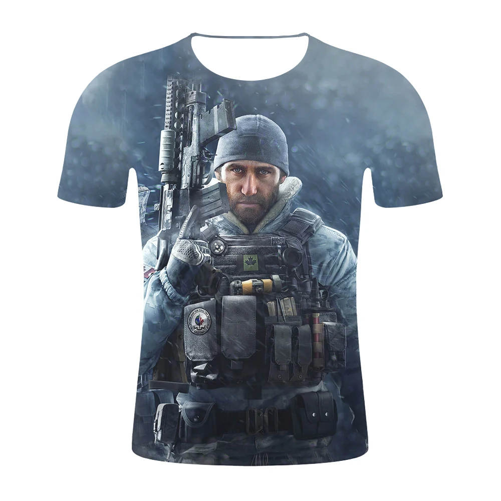 2019 Rainbow Six Siege t-shirt Casual Short Sleeve Tees Rainbow Six Siege 3D T-shirt Men/Women Fashion Tops Print 3D T shirt
2019 Rainbow Six Siege t-shirt Casual Short Sleeve Tees Rainbow Six Siege 3D T-shirt Men/Women Fashion Tops Print 3D T shirt