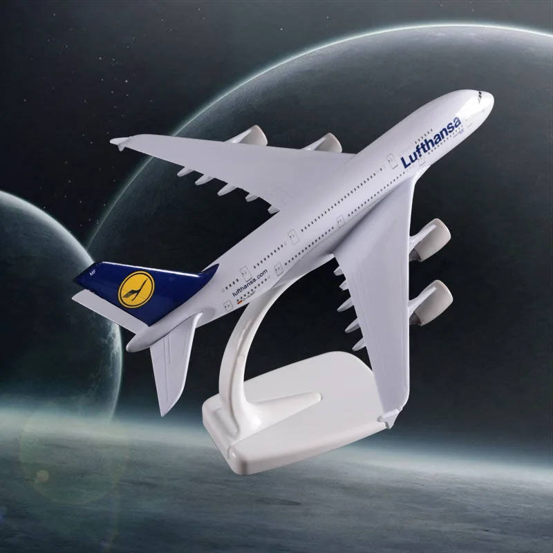 16CM A380 Airline Airplane Model German Lufthansa Metal Static Aircraft Model Airbus Creative Birthday Holiday Gift Plane Crafts
16CM A380 Airline Airplane Model German Lufthansa Metal Static Aircraft Model Airbus Creative Birthday Holiday Gift Plane Crafts