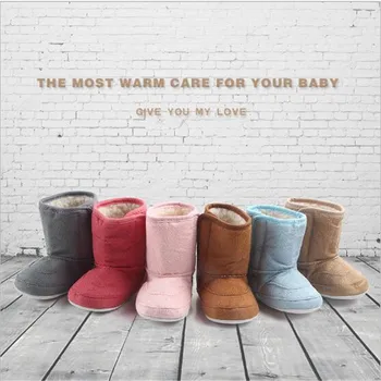 Lovely Solid Baby Winter Shoes Infants Warm Snow Boots Newborn Antislip First Walkers
Lovely Solid Baby Winter Shoes Infants Warm Snow Boots Newborn Antislip First Walkers