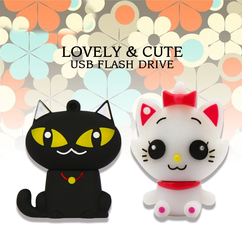 hot selling cute cartoon cat 2 colors usb 4GB 8GB 16GB 32GB pendriveUSB Flash Drive creative gifty Stick Pendrive free shipping
hot selling cute cartoon cat 2 colors usb 4GB 8GB 16GB 32GB pendriveUSB Flash Drive creative gifty Stick Pendrive free shipping