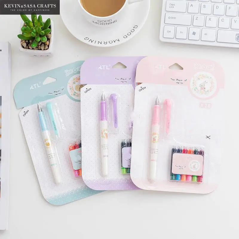 New Fountain Pen Set Cute Colors School Supplies Colorful Inks Office Supplies Office Accessories Pen Ink Pen Luxury Bts Tools
New Fountain Pen Set Cute Colors School Supplies Colorful Inks Office Supplies Office Accessories Pen Ink Pen Luxury Bts Tools
