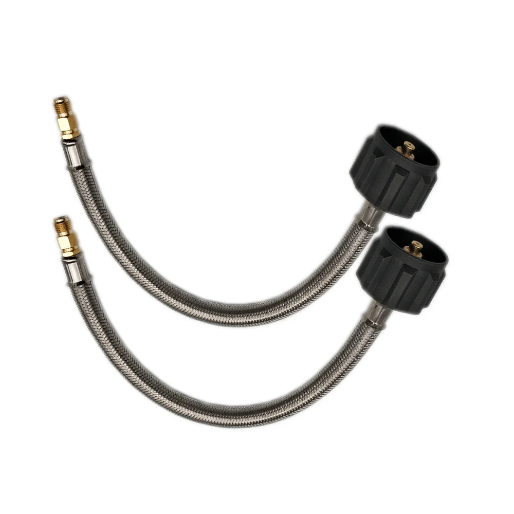 MENSI 1/4" Flare Pigtail Propane Braided Hose Connector Propane Cylinder Two-Stage Regulator to a RV Trailer 12" Long 2PCS
MENSI 1/4" Flare Pigtail Propane Braided Hose Connector Propane Cylinder Two-Stage Regulator to a RV Trailer 12" Long 2PCS