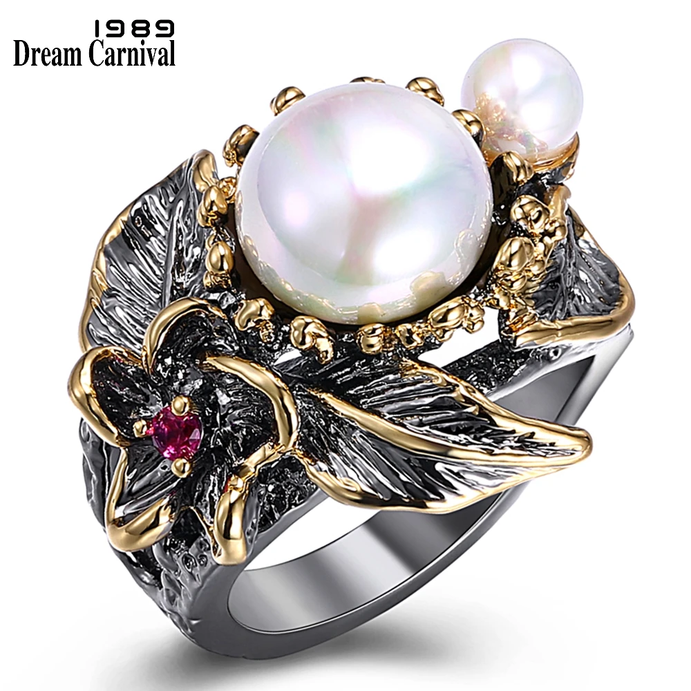 DreamCarnival 1989 Highly Recommend Top Selling Pearl Collection Ring for Women Bohemia Flower Design Drop Shipping Gift WA11611
DreamCarnival 1989 Highly Recommend Top Selling Pearl Collection Ring for Women Bohemia Flower Design Drop Shipping Gift WA11611