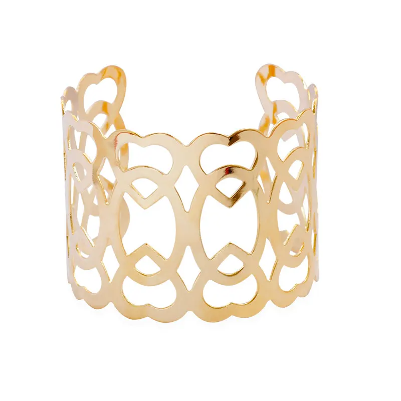 F&U New Arrival Trendy Fashion 2017 Gold and Silver Color Popular Hollowed Open Bangle
F&U New Arrival Trendy Fashion 2017 Gold and Silver Color Popular Hollowed Open Bangle
