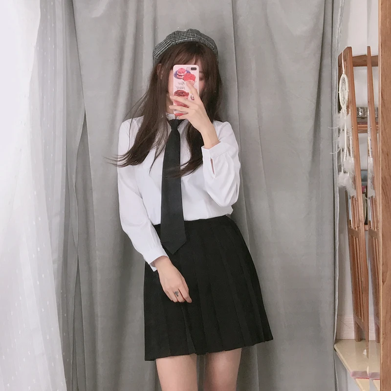 2019 dark demon school uniforms for girls anime cosplay costumes jk sailor uniforms top and pleated skirt
2019 dark demon school uniforms for girls anime cosplay costumes jk sailor uniforms top and pleated skirt