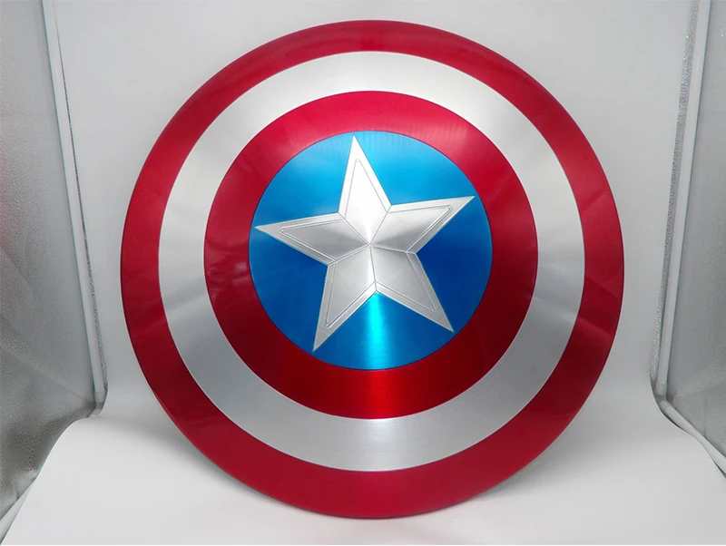 New version Captain America Shield 1:1 60cm Steve Rogers Metal BATTLE DAMAGE Shield Movie Cosplay Halloween Prop
New version Captain America Shield 1:1 60cm Steve Rogers Metal BATTLE DAMAGE Shield Movie Cosplay Halloween Prop