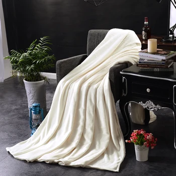 Soft Blanket fleece White Blanket Plaids Bedspreads throw for twin queen Bed travel blankets sofa plane travel Warm thin blanket
Soft Blanket fleece White Blanket Plaids Bedspreads throw for twin queen Bed travel blankets sofa plane travel Warm thin blanket