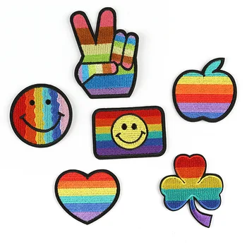 50pcs Apple Patches Embroidered Badges Iron On Rainbow Smile Patch For Clothes Backpack Applique Rainbow Heart
50pcs Apple Patches Embroidered Badges Iron On Rainbow Smile Patch For Clothes Backpack Applique Rainbow Heart