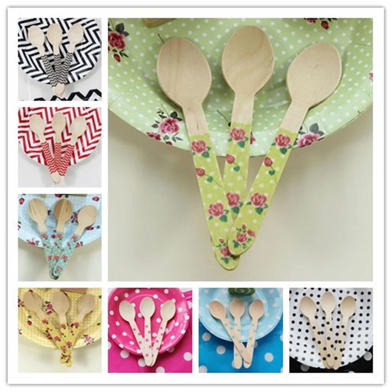 100PCS Eco-friendly Wooden Disposable Spoons Polka Dots Ice Cream Dessert Taster Spoons Party Tableware Supplies Free Ship
100PCS Eco-friendly Wooden Disposable Spoons Polka Dots Ice Cream Dessert Taster Spoons Party Tableware Supplies Free Ship