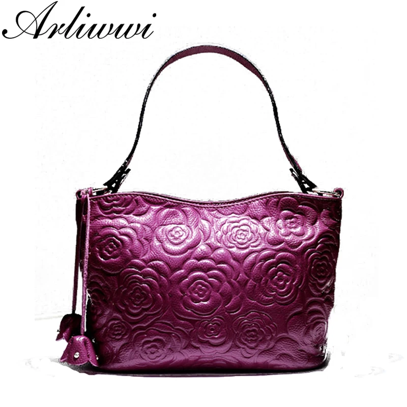 Arliwwi Elegant Rose embossed genuine leather cross-body women's handbags new arrival flower tassel shoulder bags
Arliwwi Elegant Rose embossed genuine leather cross-body women's handbags new arrival flower tassel shoulder bags
