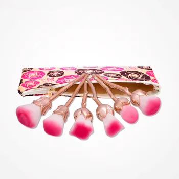 2017 Fashion Makeup Brushes with Cosmetic bags 6PCS Kit Multicolored Rose gold Flower Shape Make up Brush Collection Gold Silver
2017 Fashion Makeup Brushes with Cosmetic bags 6PCS Kit Multicolored Rose gold Flower Shape Make up Brush Collection Gold Silver