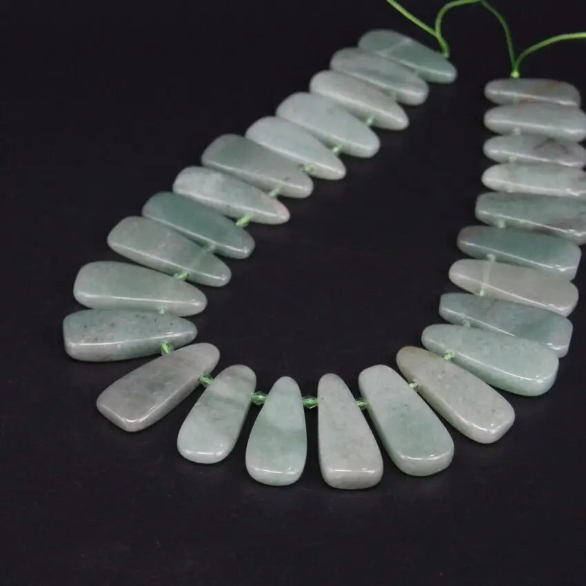 15.5 "strand Natural Green Aventurine Flat Teardrop Slab Loose Beads,Top Drilled Gems Stone Slice Nugget Pendant Jewelry Making
15.5 "strand Natural Green Aventurine Flat Teardrop Slab Loose Beads,Top Drilled Gems Stone Slice Nugget Pendant Jewelry Making