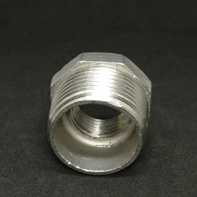 1/2" BSP Male x 3/8" BSP Female Reducer Bushing Thread 304 Stainless Steel Threaded Pipe Fitting Connector For Water Oil Air
1/2" BSP Male x 3/8" BSP Female Reducer Bushing Thread 304 Stainless Steel Threaded Pipe Fitting Connector For Water Oil Air