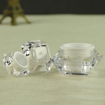 30pcs 10g Small Clear Diamond Shape Cream Bottles Acrylic Cream Jar Containers for Sample Packaging Cosmetic Container Box Tin
30pcs 10g Small Clear Diamond Shape Cream Bottles Acrylic Cream Jar Containers for Sample Packaging Cosmetic Container Box Tin