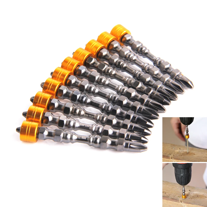 Magnetic Bit Set 65mm Phillips Electronic Screwdriver Bits Double Head For Drywall Screws
Magnetic Bit Set 65mm Phillips Electronic Screwdriver Bits Double Head For Drywall Screws