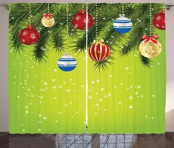 Christmas Kitchen Curtains Hanging Ornaments Branches New Year Celebration Party Magical Xmas Environment Window Decor Panel
Christmas Kitchen Curtains Hanging Ornaments Branches New Year Celebration Party Magical Xmas Environment Window Decor Panel